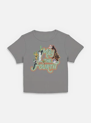 Star Wars May The 4th Retro Group Womens Baby T-Shirt