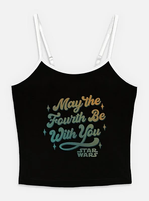 Star Wars May The 4th Retro Group Womens Cami Tank Top