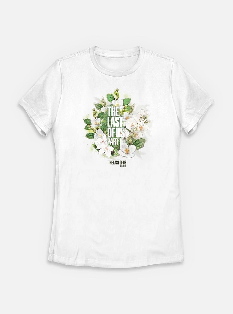 The Last Of Us Part II Floral Logo Womens T-Shirt