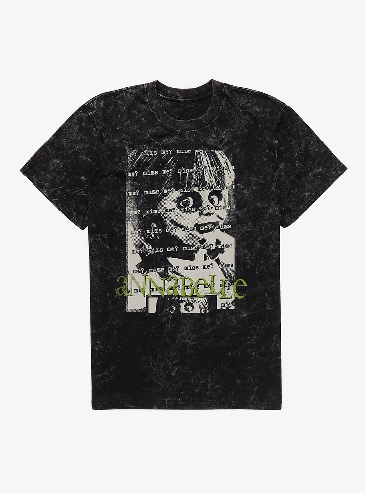 Annabelle Miss Me? Mineral Wash T-Shirt