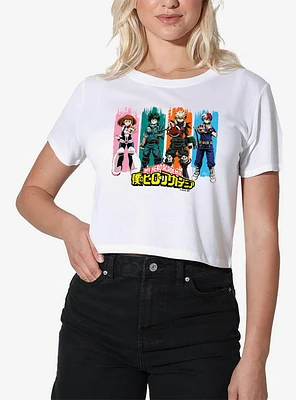 My Hero Academia Class 1A Victory Women's Crop Top T-Shirt