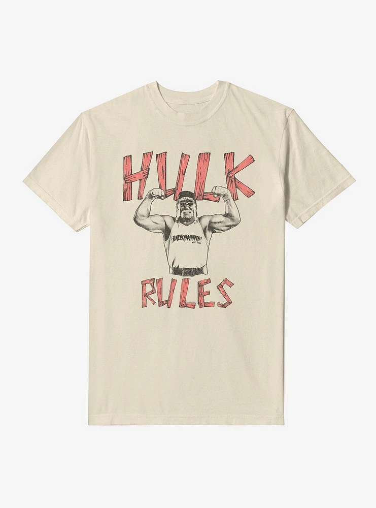 WWE Hulk Hogan Rules Garment Dye T-Shirt