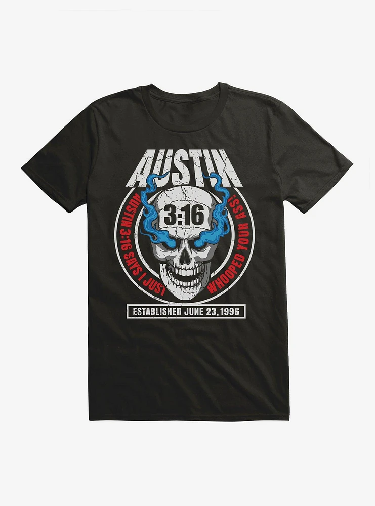WWE Stone Cold Steve Austin Skull 316 Icon T-Shirt