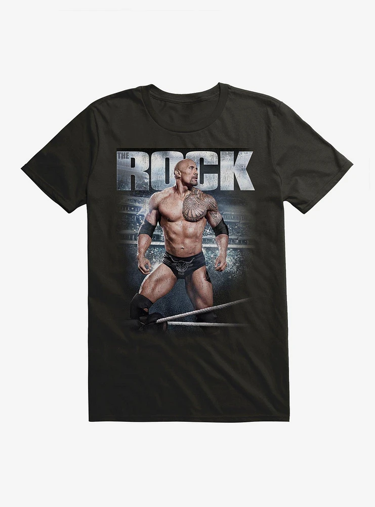 WWE The Rock Portrait T-Shirt