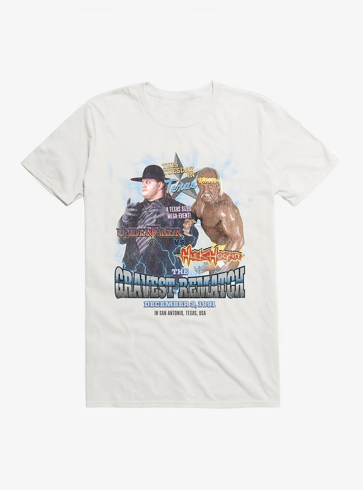 WWE Undertaker Vs Hulk Hogan The Gravest Rematch T-Shirt