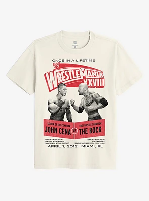 WWE Wrestlemania John Cena vs. The Rock Poster T-Shirt