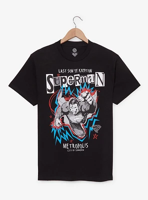 DC Comics Superman Lettered Graphic T-Shirt — BoxLunch Exclusive