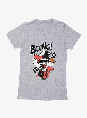 DC Comics Batman Chibi Harley Quinn Boing Womens T-Shirt
