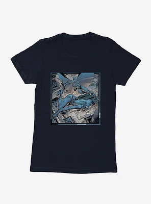 DC Comics Batman And Catwoman Midair Womens T-Shirt