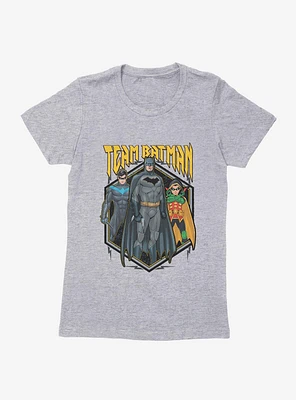 DC Comics Batman Team Nightwing Robin Womens Metal Grey T-Shirt