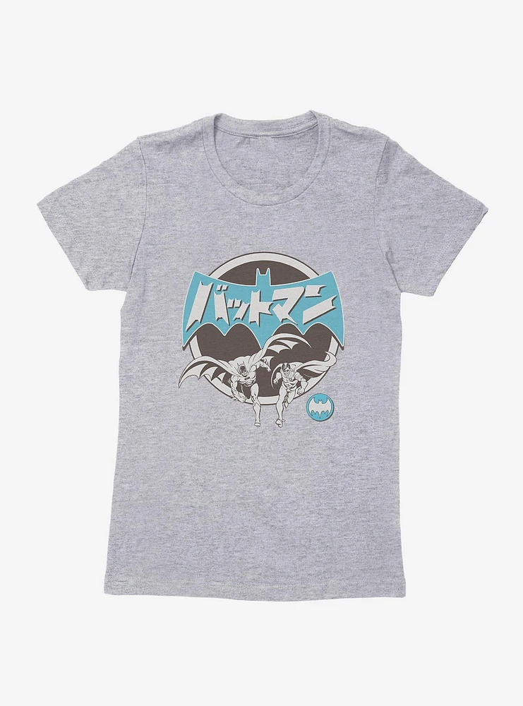 DC Comics Batman Japanese Text Womens T-Shirt