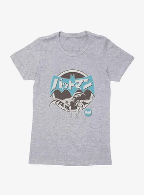 DC Comics Batman Japanese Text Womens T-Shirt