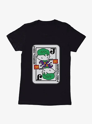DC Comics Batman Chibi The Joker Card Womens T-Shirt