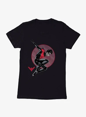 DC Comics Batman Nightwing Red Suit Jump Girls T-Shirt