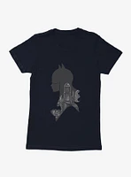 DC Comics Batman Batgirl City Silhouette Womens T-Shirt