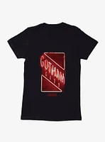 DC Comics The Batman Gotham City Neon Sign Womens T-Shirt