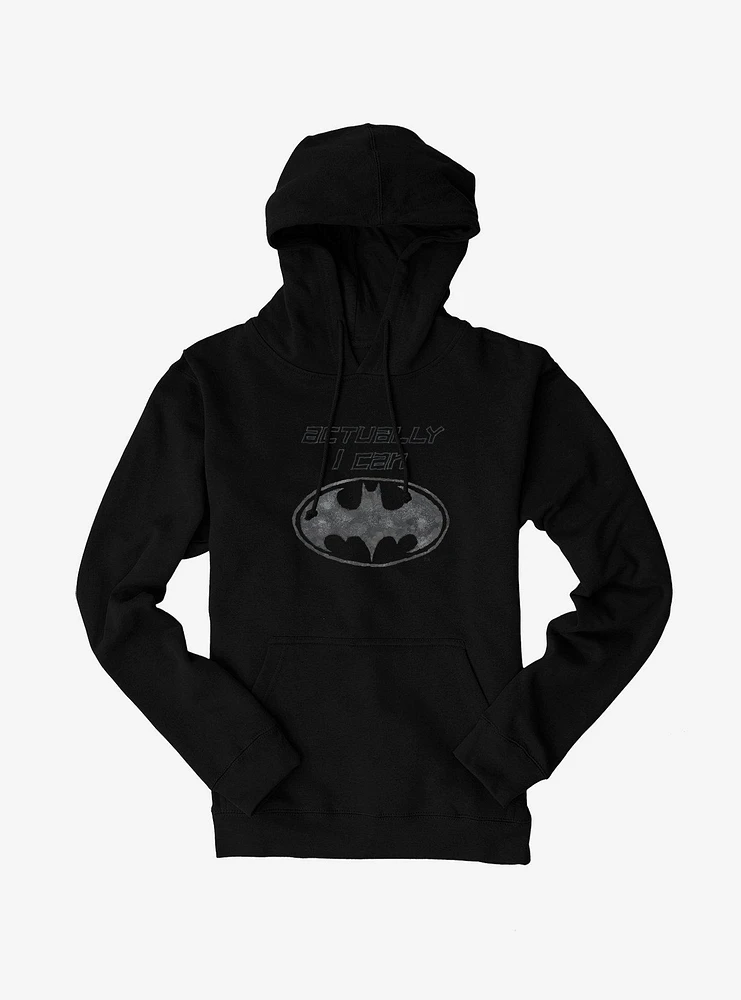 DC Comics Batman Actually I Can Hoodie