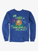 SpongeBob SquarePants Who Lives A Pineapple Sweatshirt