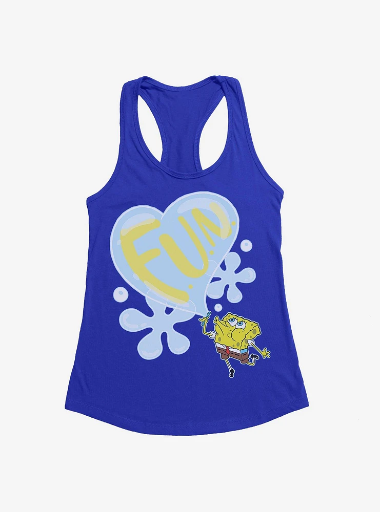 SpongeBob SquarePants Fun Bubble Womens Tank Top
