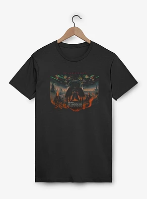 Star Wars Episode III: Revenge Of The Sith 20th Anniversary Scenic Poster T-Shirt