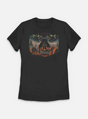 Star Wars Episode III: Revenge Of The Sith 20th Anniversary Scenic Poster Womens T-Shirt