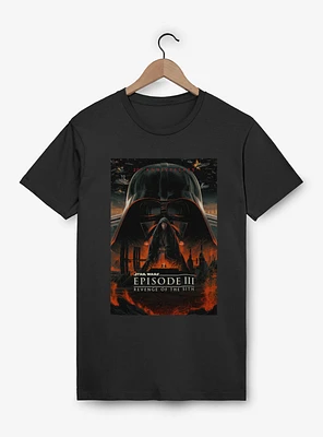 Star Wars Episode III: Revenge Of The Sith 20th Anniversary Poster T-Shirt