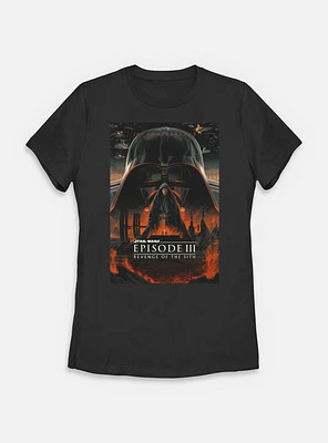 Star Wars Episode III: Revenge Of The Sith 20th Anniversary Poster Womens T-Shirt