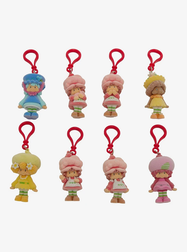Strawberry Shortcake Flocked Characters Blind Bag Keychain