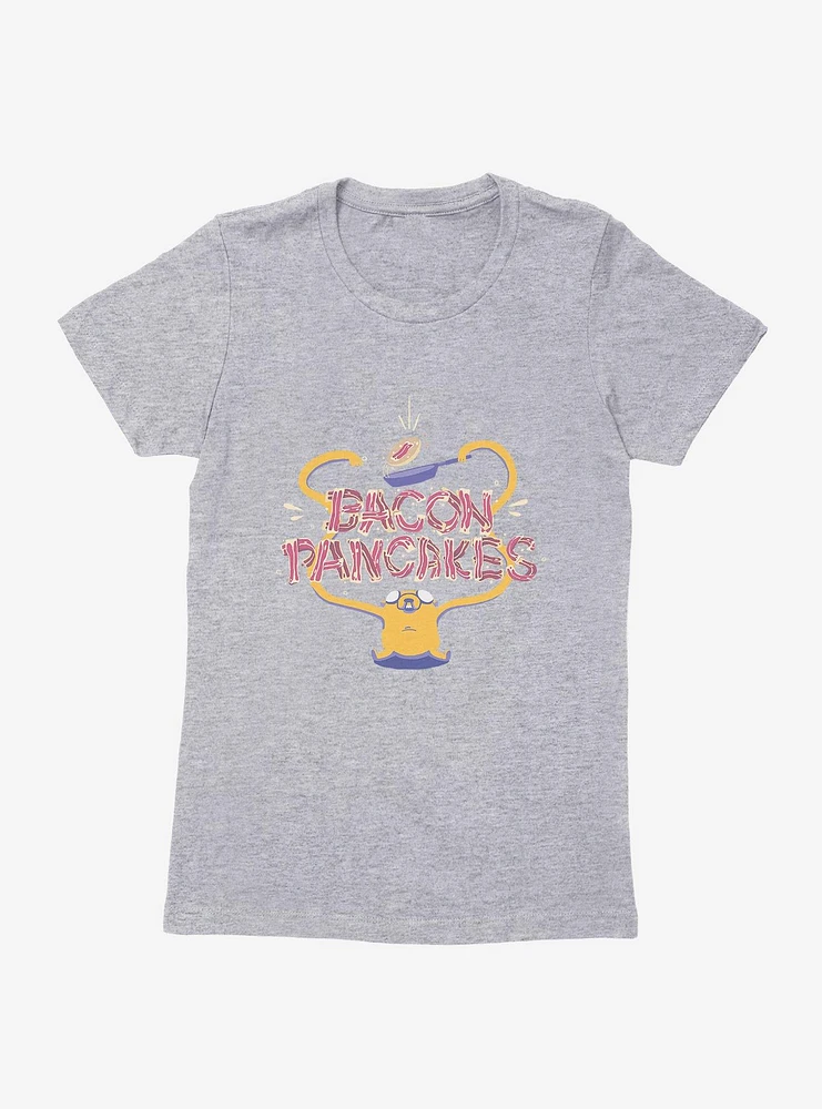 Adventure Time Jake Bacon Pancakes Womens T-Shirt