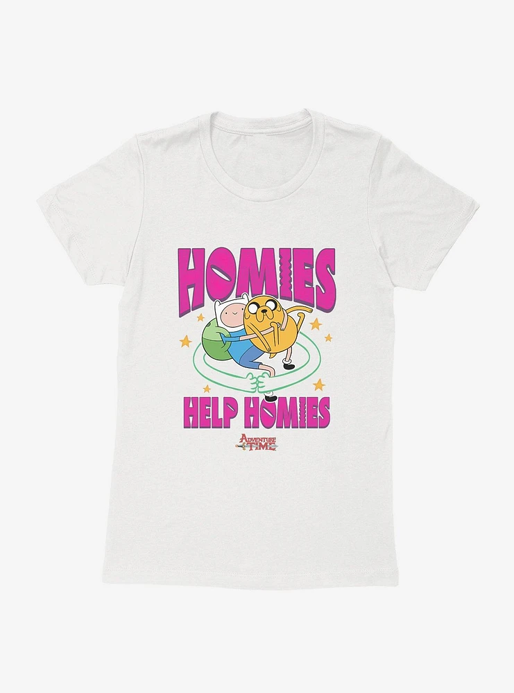 Adventure Time Help Homies Womens T-Shirt