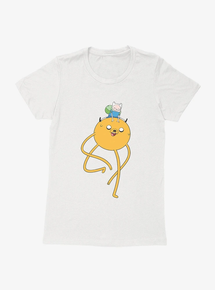 Adventure Time Yellow Shadows Womens T-Shirt