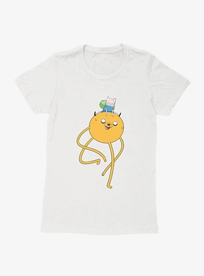 Adventure Time Yellow Shadows Womens T-Shirt