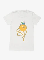 Adventure Time Yellow Shadows Womens T-Shirt
