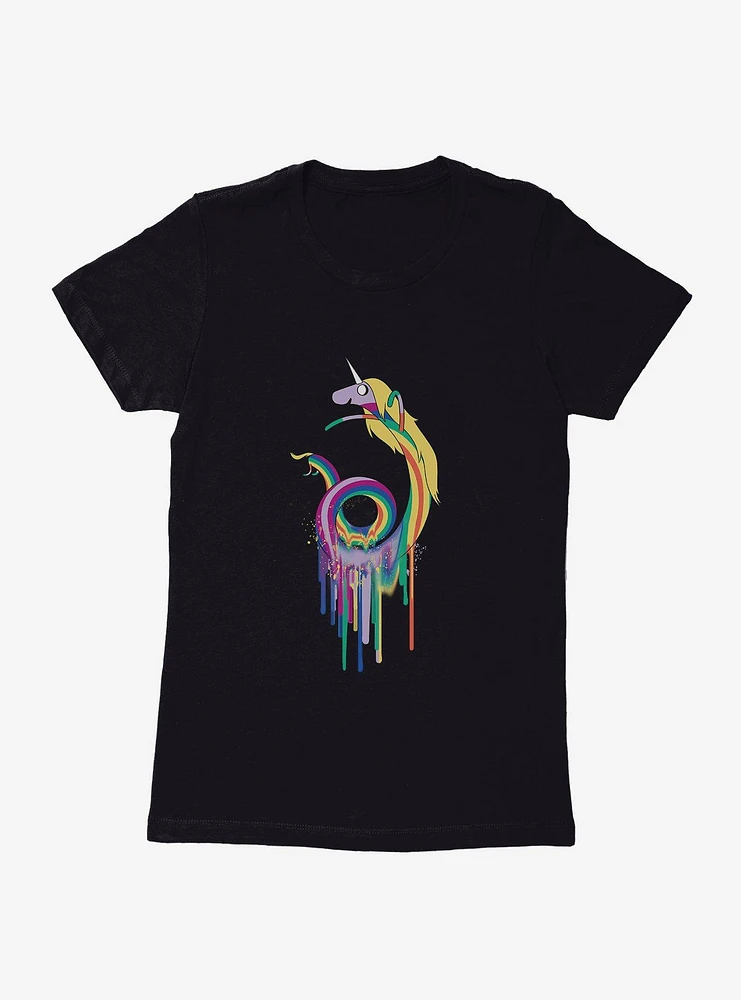 Adventure Time Lady Rainicorn Drip Womens T-Shirt