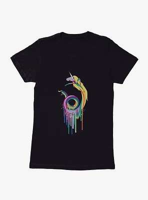Adventure Time Lady Rainicorn Drip Womens T-Shirt