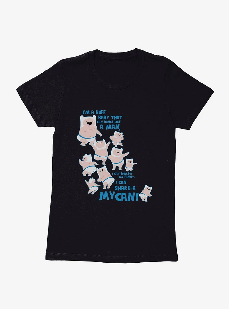Adventure Time Buff Baby Finn Womens T-Shirt