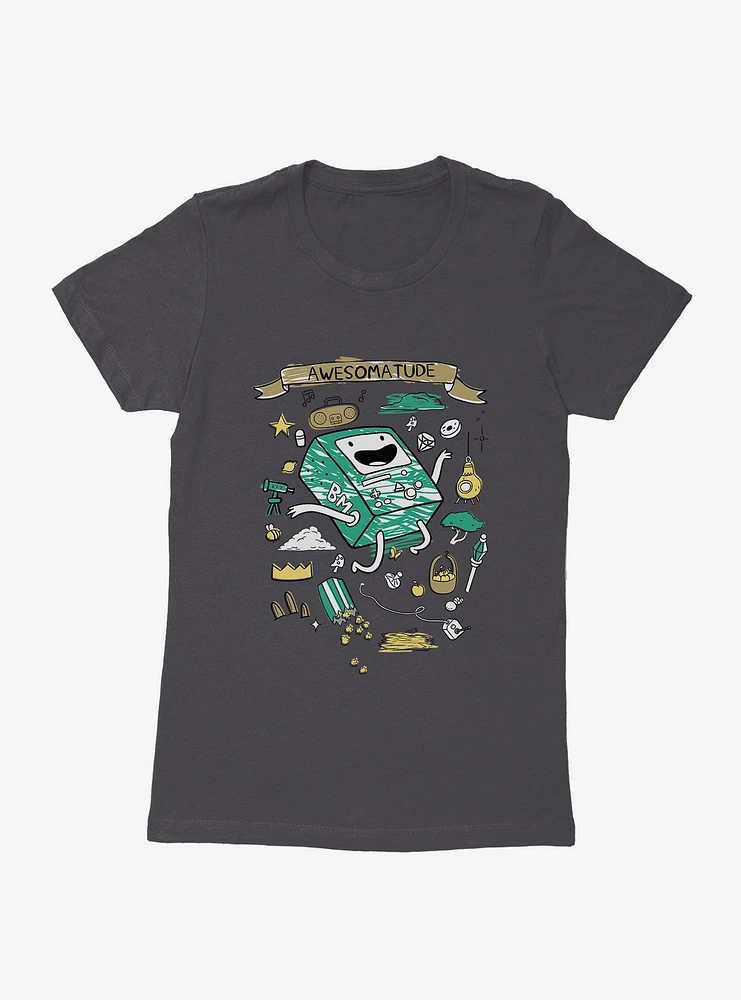 Adventure Time BMO Awesomatude Womens T-Shirt