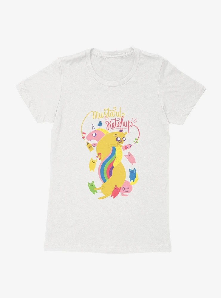 Adventure Time Mustard And Ketchup Womens T-Shirt
