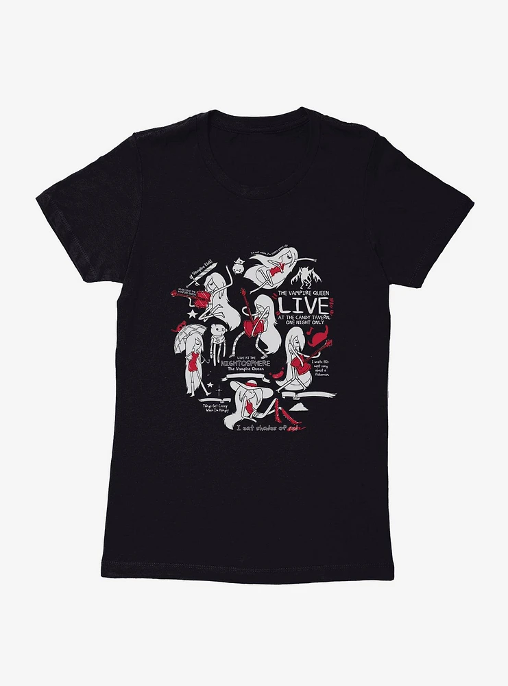 Adventure Time Marceline Guitar Womens T-Shirt