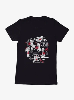 Adventure Time Marceline Guitar Womens T-Shirt