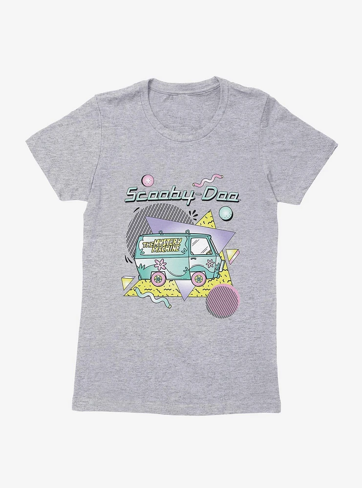 Scooby-Doo Retro Art The Mystery Machine Womens T-Shirt