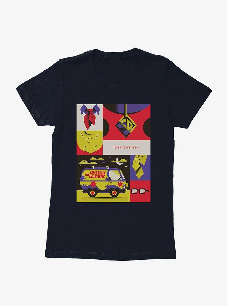 Scooby-Doo WB 100 Scooby-Dooby-Doo Poster Womens T-Shirt