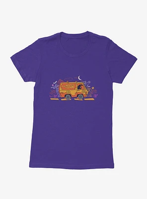 Scooby-Doo Halloween Mystery Machine Womens T-Shirt