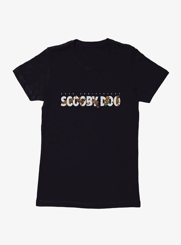 Scooby-Doo 50th Anniversary On The Go Womens T-Shirt