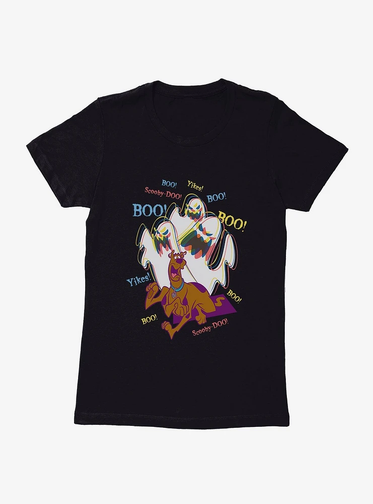Scooby-Doo YIKES! Ghosts! Womens T-Shirt