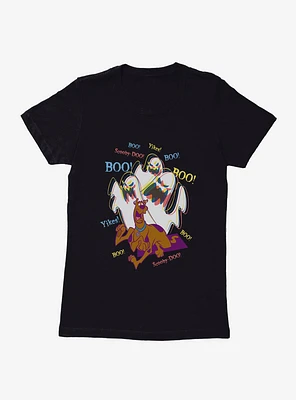 Scooby-Doo YIKES! Ghosts! Womens T-Shirt