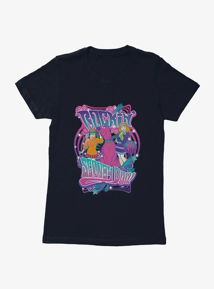 Scooby-Doo Groovy Rockin' With The Scooby-Doo! Velma And Daphne Womens T-Shirt