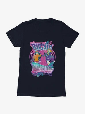 Scooby-Doo Groovy Rockin' With The Scooby-Doo! Velma And Daphne Womens T-Shirt