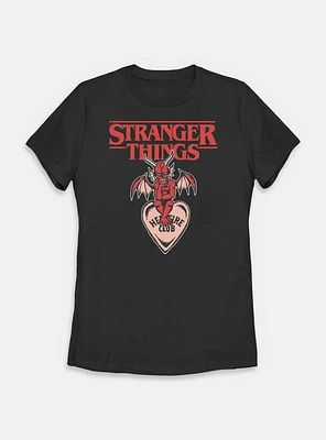Stranger Things Hellfire Club Devil Womens T-Shirt