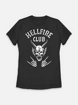 Stranger Things Hellfire Club Rocks Womens T-Shirt
